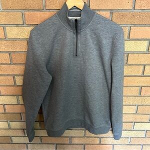 Ted Baker London Quarter Zip Pullover Athletic Sweatshirt Gray Men’s Size 3 (M)